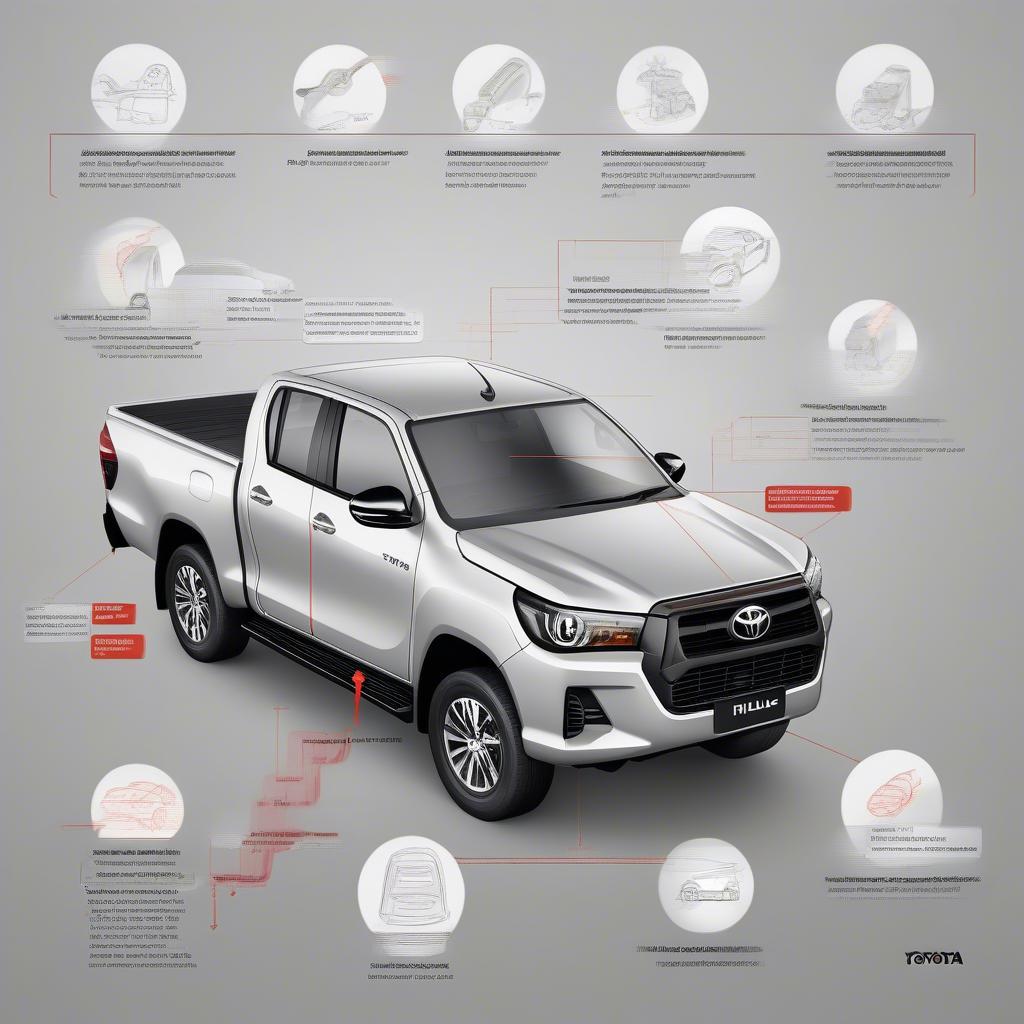 Các tính năng an toàn của Hilux 2019