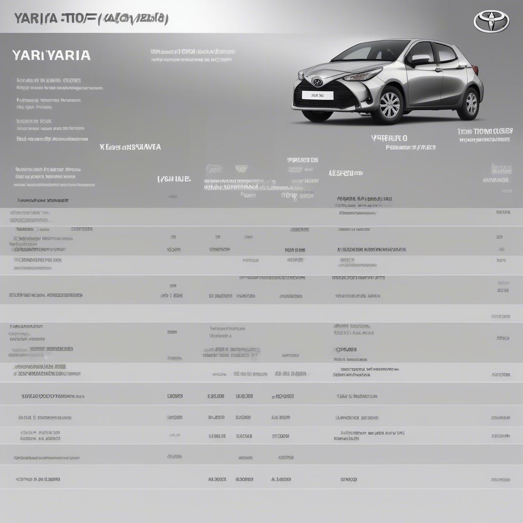 Bảng Giá Toyota Yaris Mới Nhất