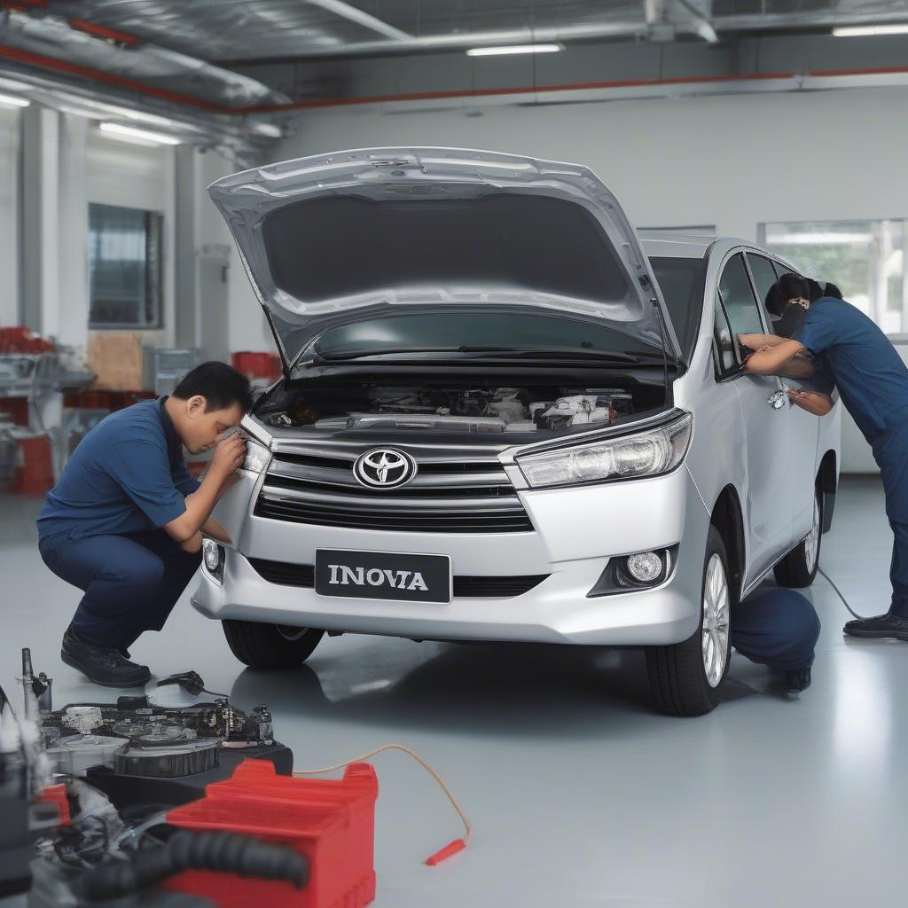 Bảo dưỡng định kỳ xe Innova