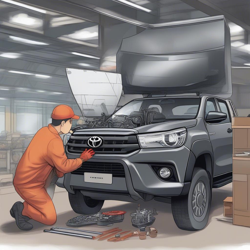 Bảo dưỡng Hilux 2019 cũ