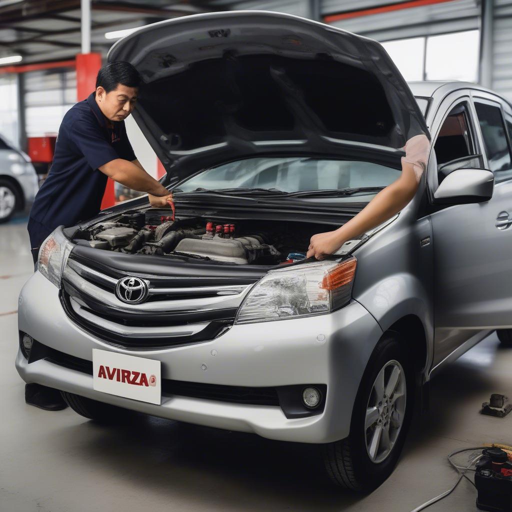 Bảo dưỡng Toyota Avanza số tự động định kỳ để đảm bảo hiệu suất.