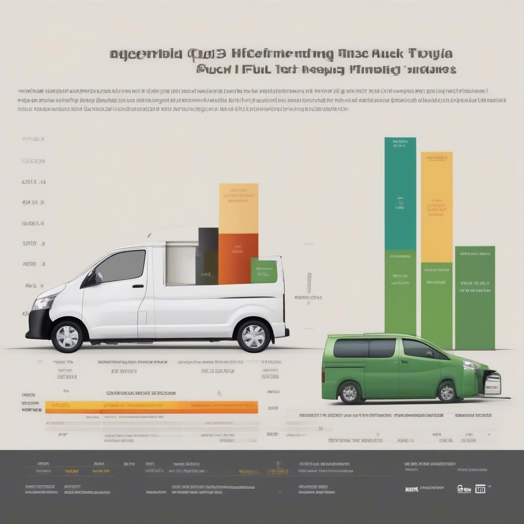 Biểu đồ so sánh hiệu suất nhiên liệu của Toyota Hiace