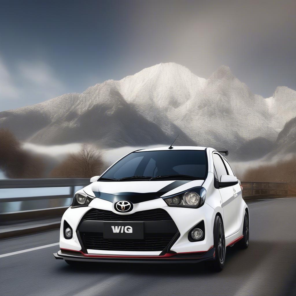 Body kit TRD Wigo lột xác xế yêu