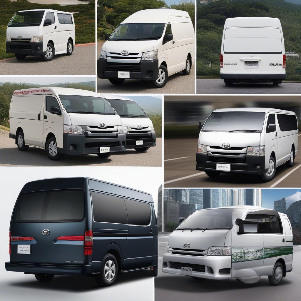 Các dịch vụ sewa mobil Toyota Hiace