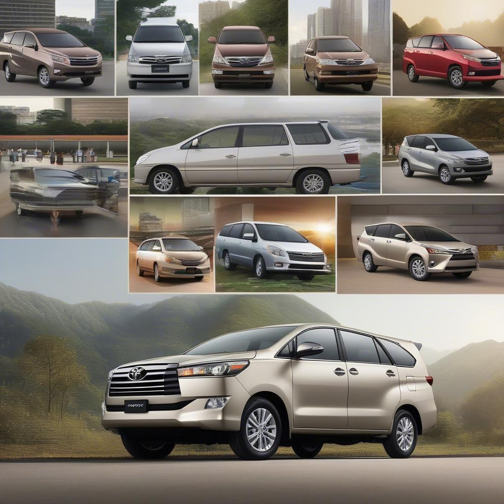 Các đời xe Toyota Innova