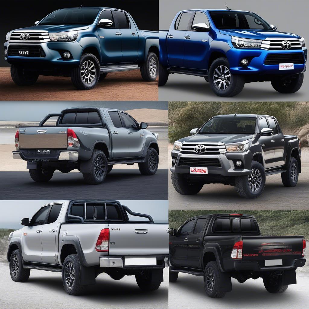 Các loại nắp thùng Hilux 2010