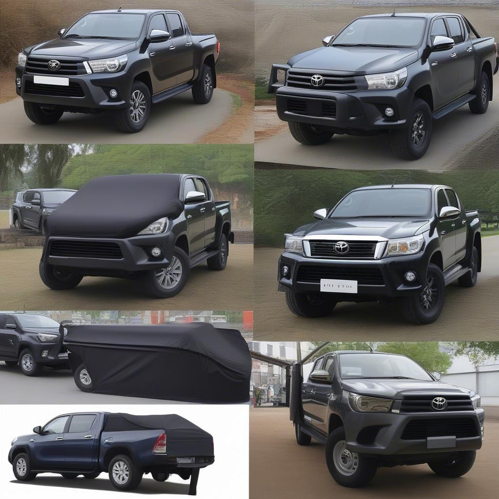 Các loại nắp thùng xe bán tải Hilux 2014