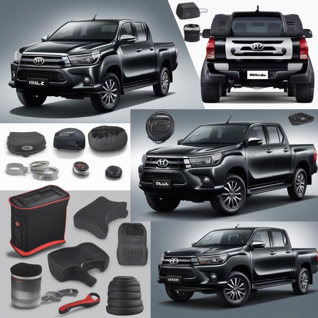 Các loại phụ kiện Hilux Revo Thái Lan