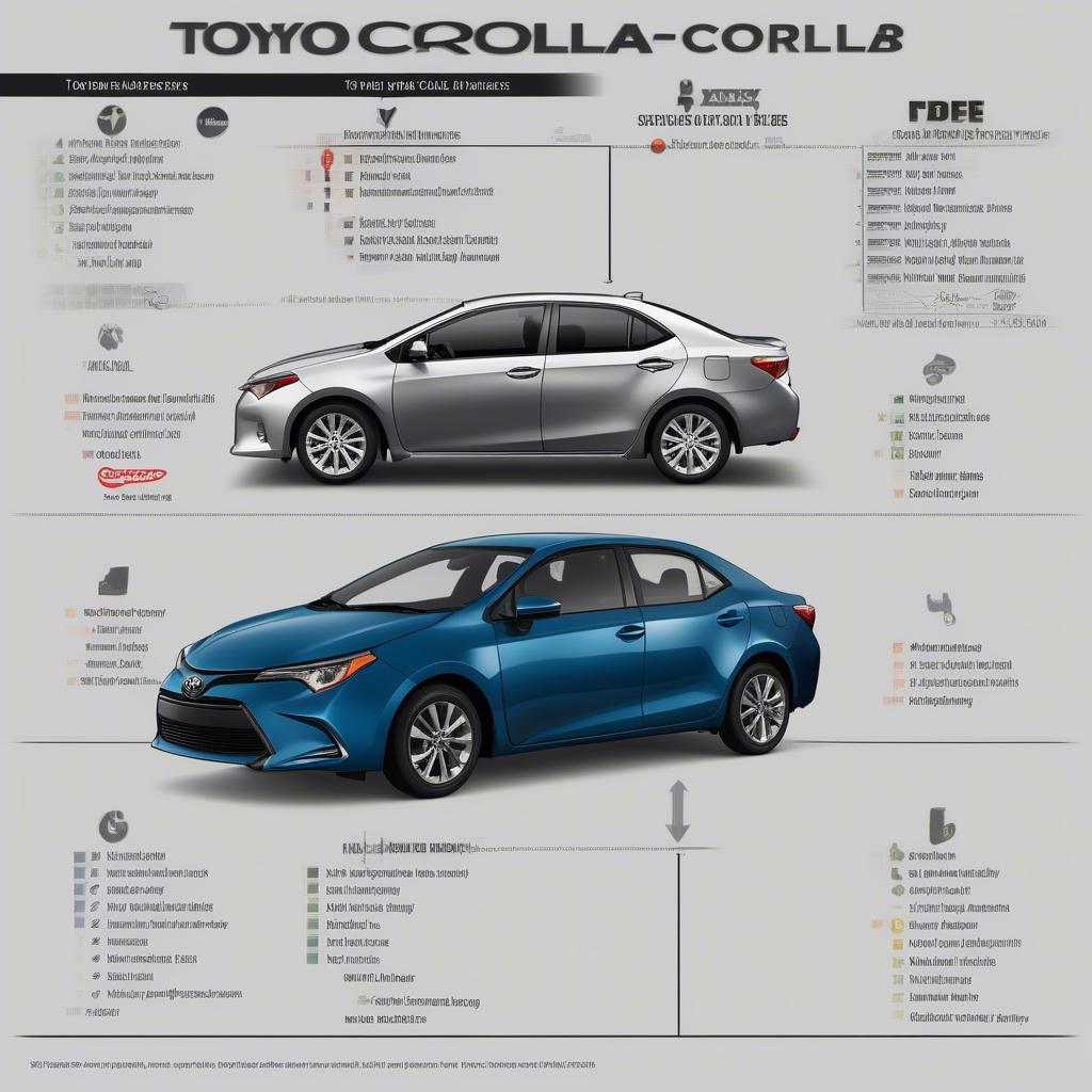 Các phiên bản Toyota Corolla 2016