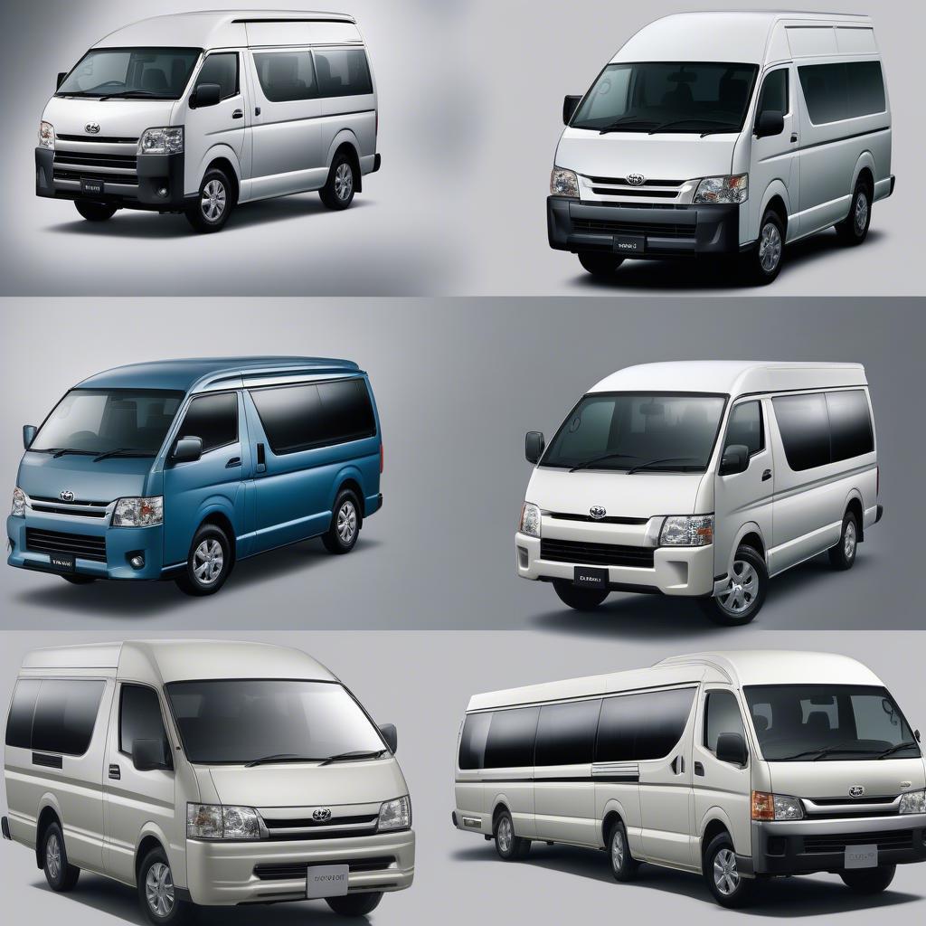 Các phiên bản Toyota Hiace