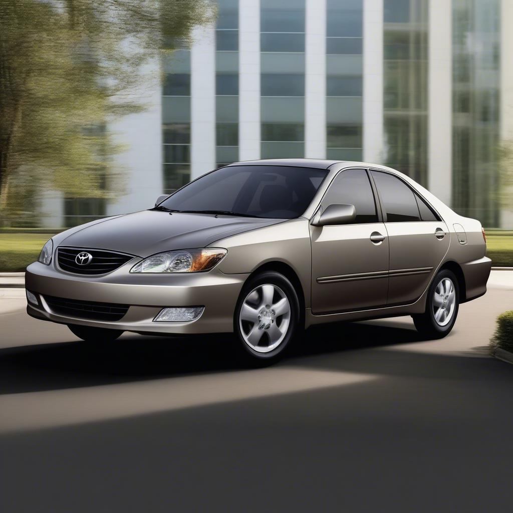 Ngoại thất Toyota Camry 2004 sang trọng và lịch lãm