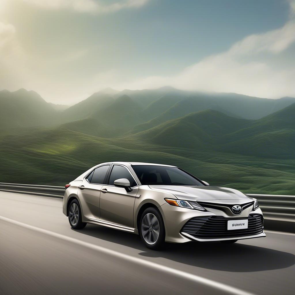 Camry 2.5G tăng tốc mượt mà trên đường cao tốc