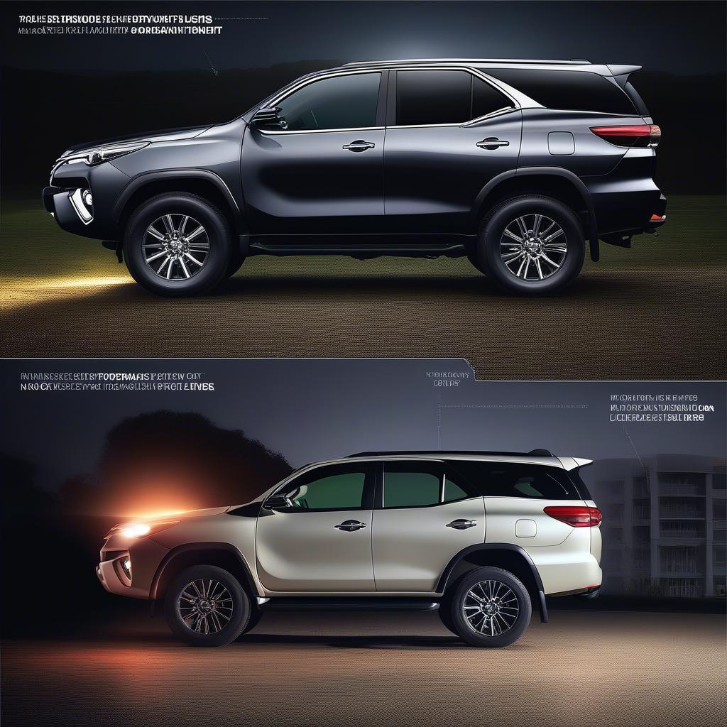 Công nghệ chiếu sáng Fortuner 2019