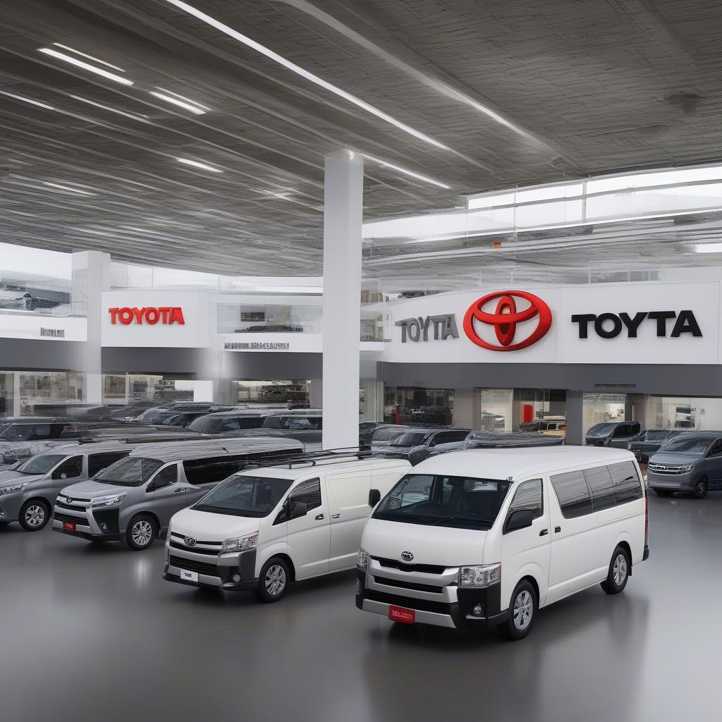 Đại lý Toyota chính hãng, cung cấp dịch vụ bán hàng và hậu mãi chất lượng cao.