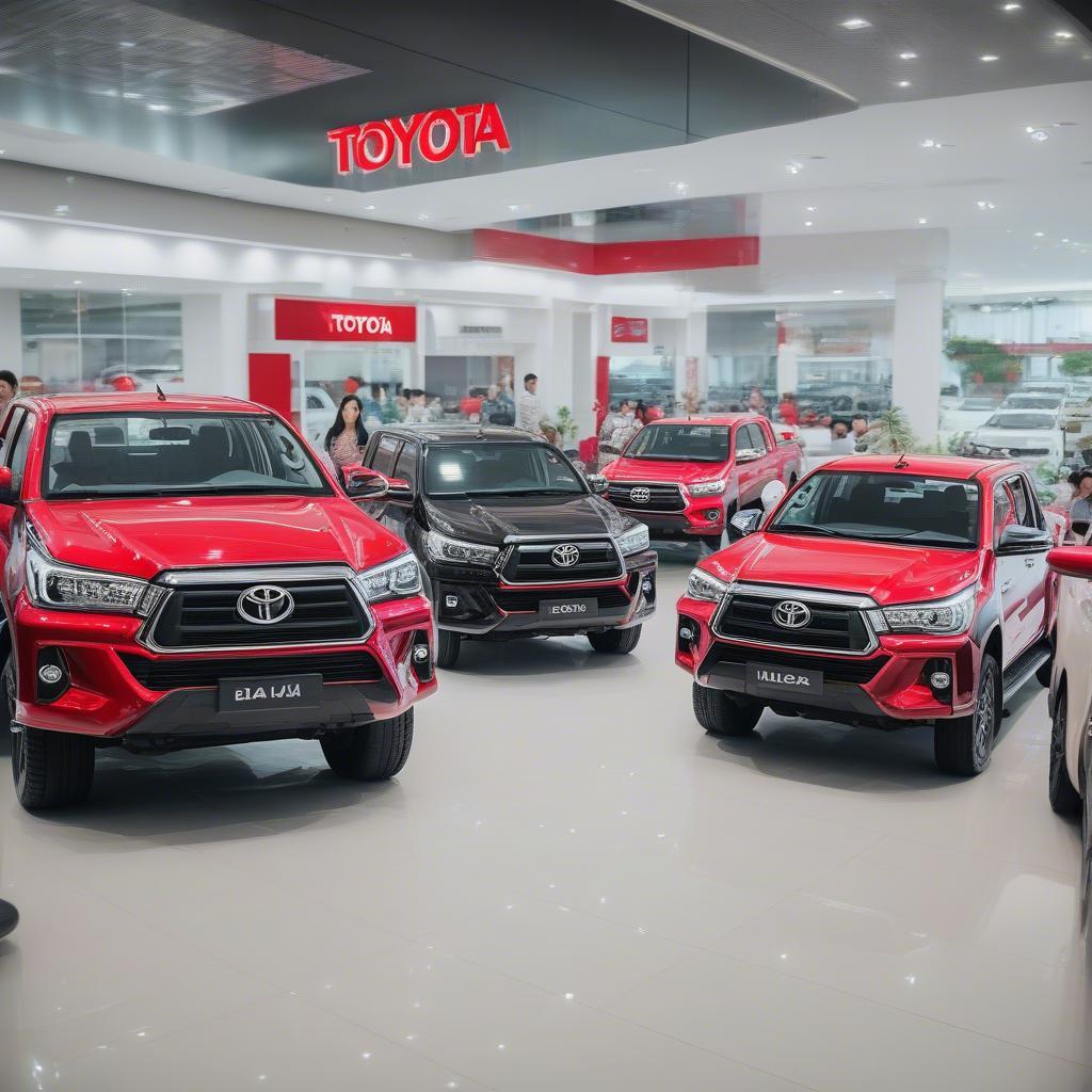 Booking Toyota Hilux 2019 at Da Nang Dealership