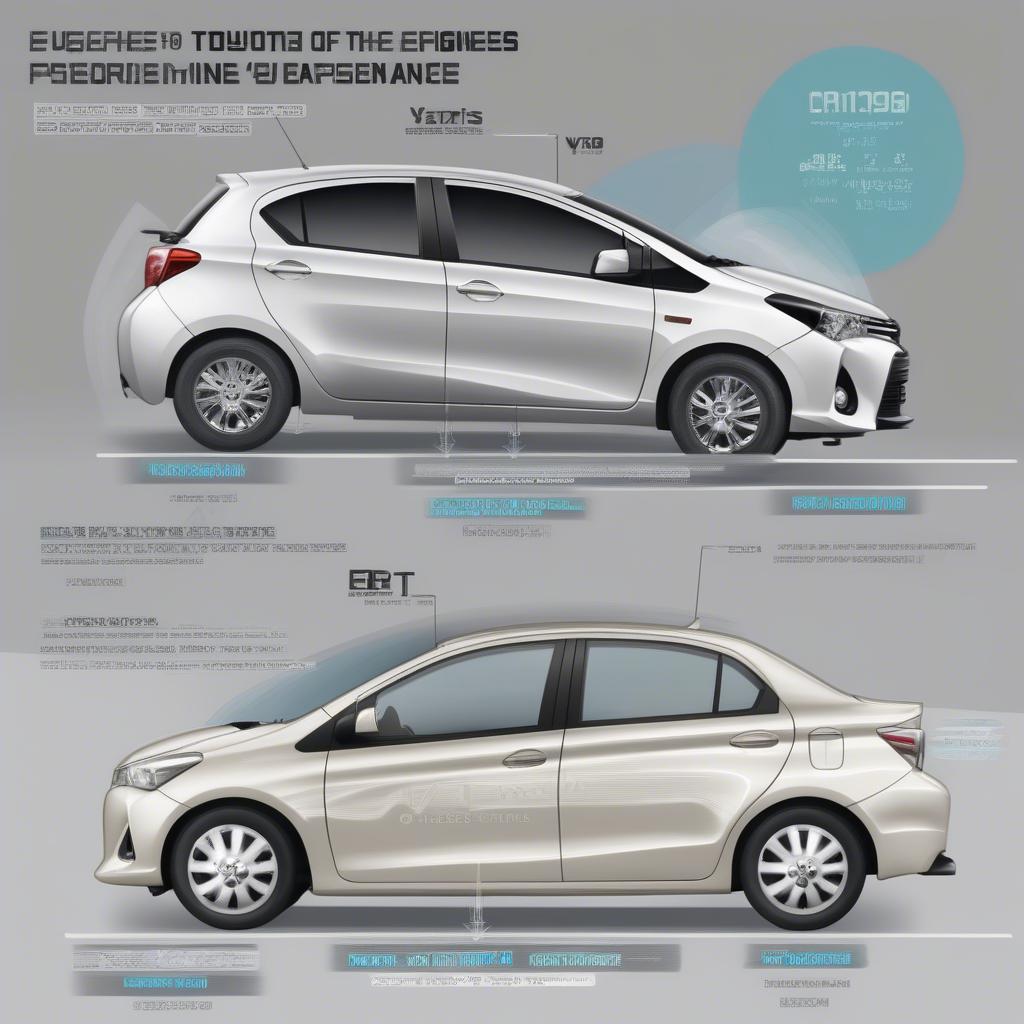 So sánh động cơ Toyota Yaris và Vios: Tiết kiệm nhiên liệu hay mạnh mẽ