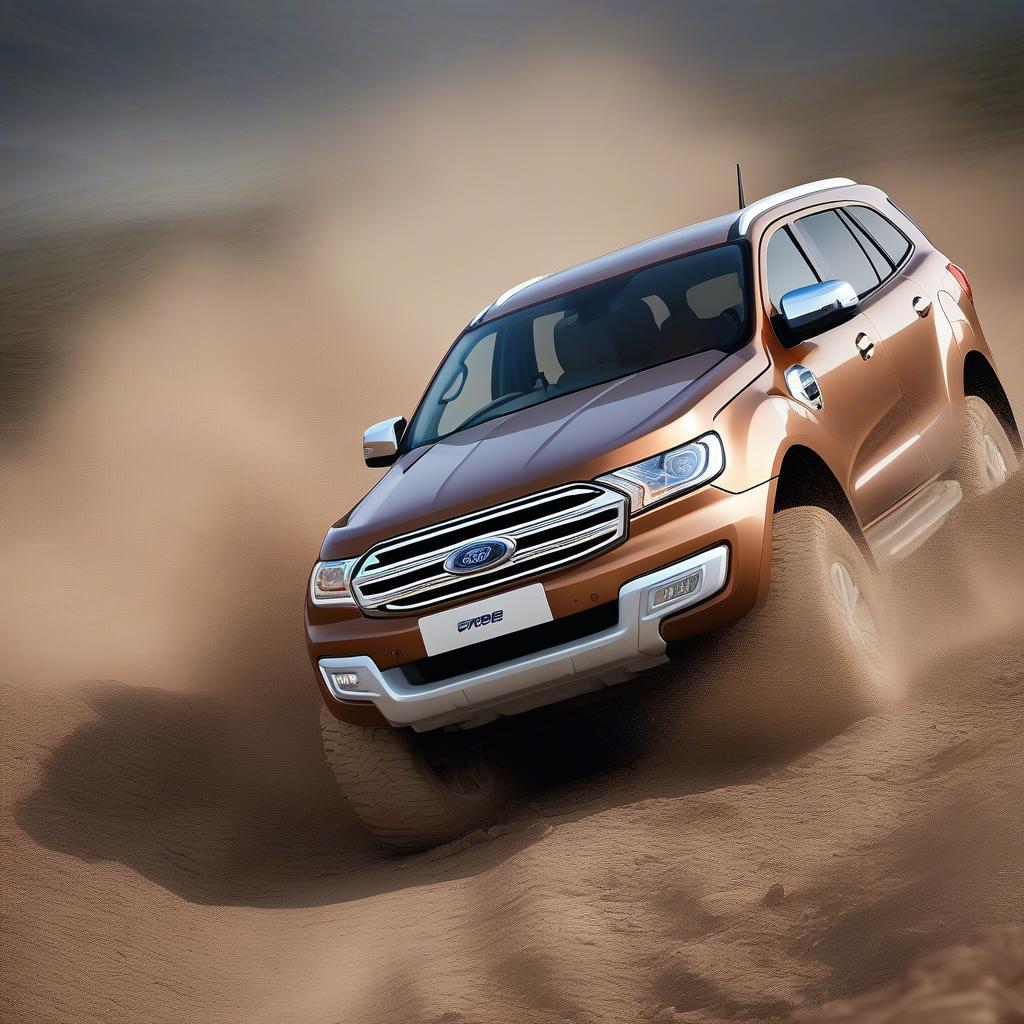 Ford Everest chinh phục địa hình off-road đầy thử thách