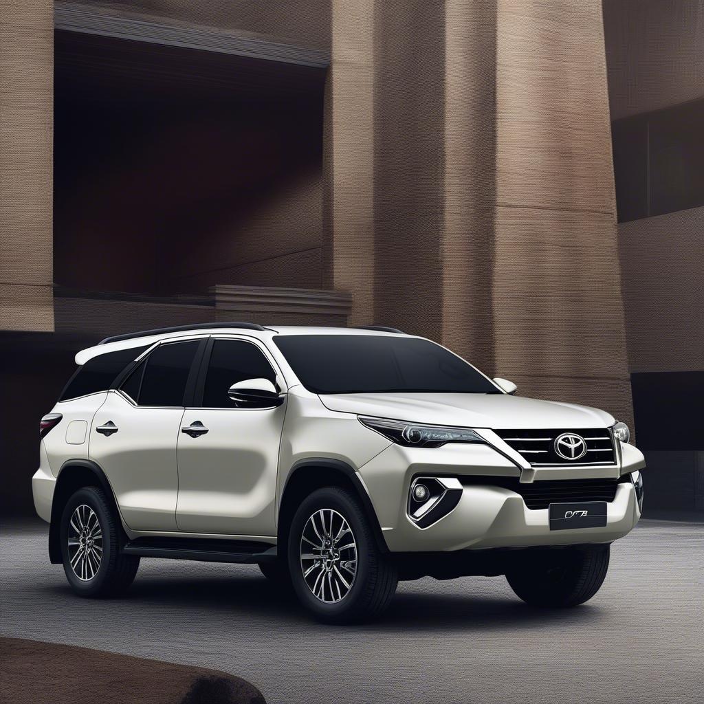 Thiết kế mạnh mẽ và nam tính của Toyota Fortuner 1 cầu