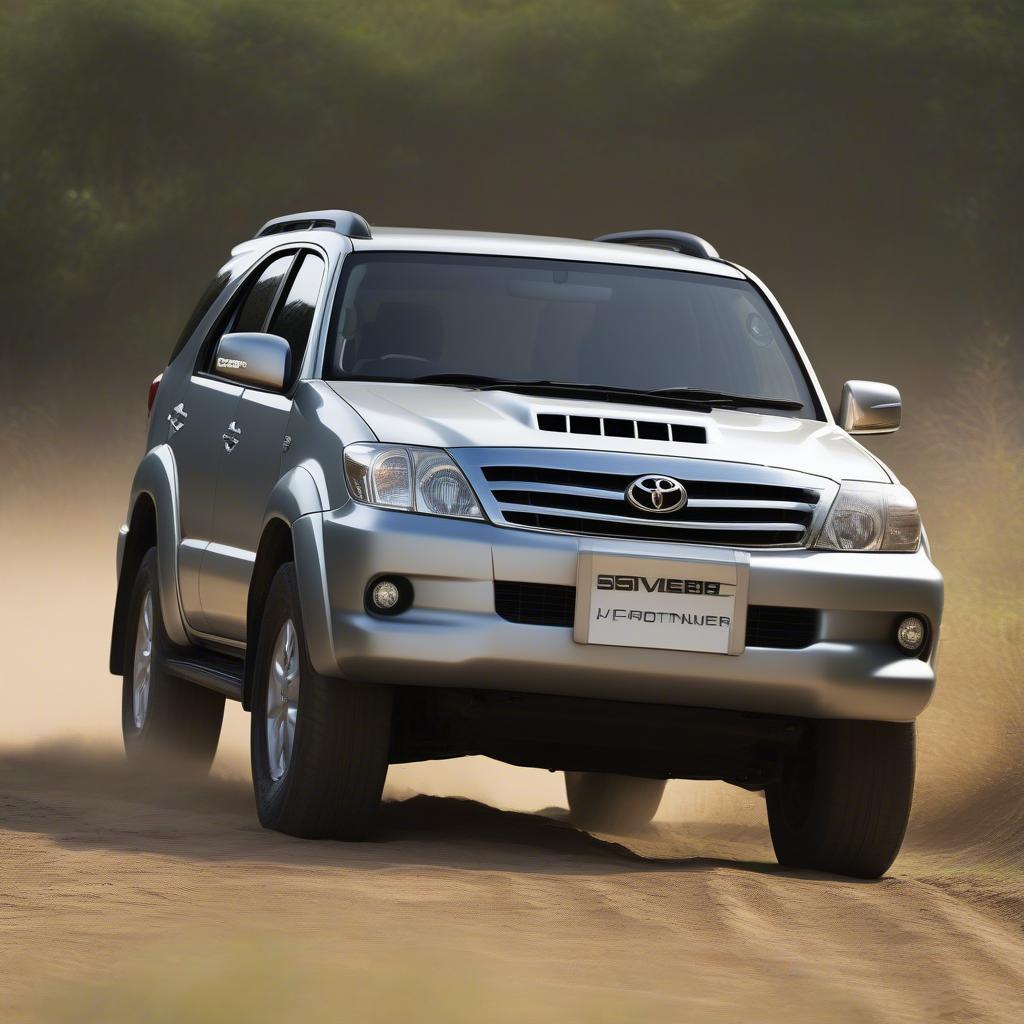 Ngoại thất Fortuner 2008 máy dầu