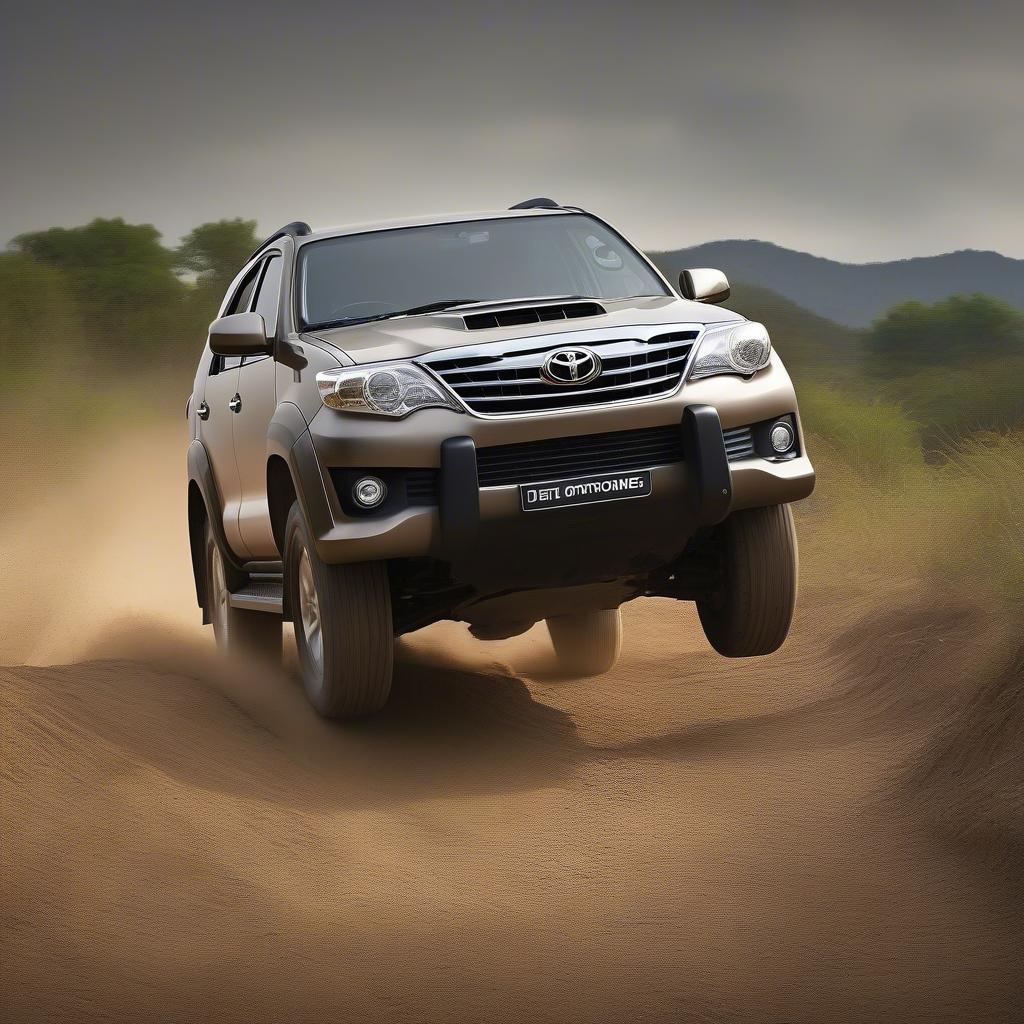 Fortuner 2014 máy dầu vận hành off-road