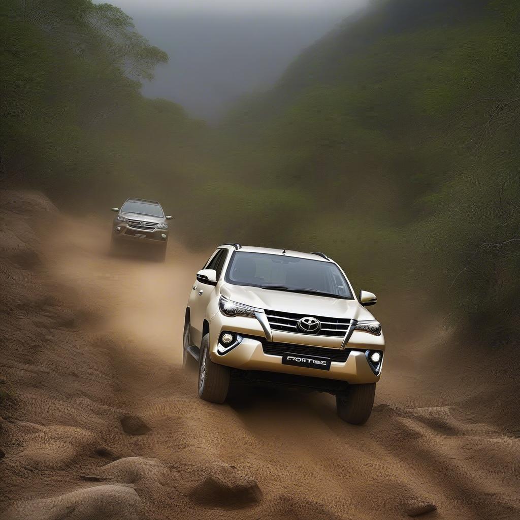 Fortuner 2015 máy dầu vượt địa hình off-road ấn tượng