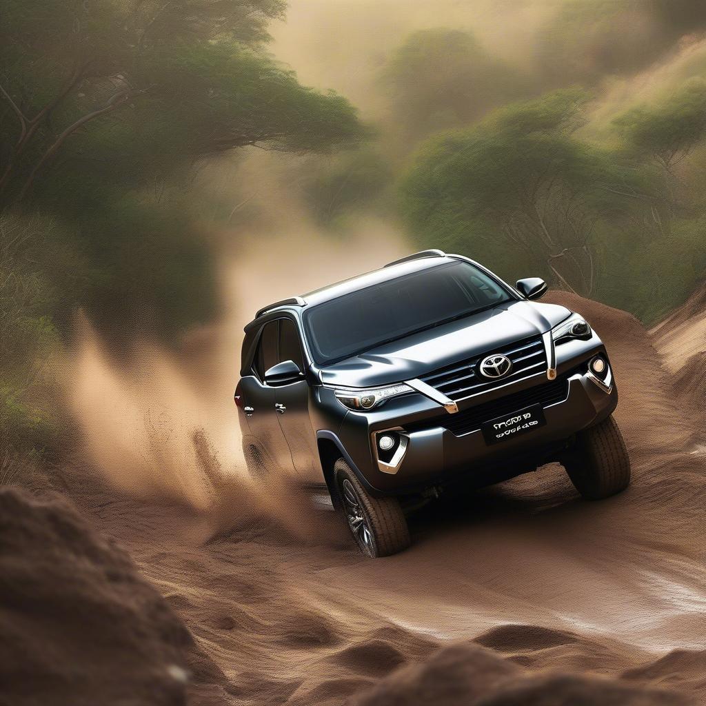 Toyota Fortuner 2017 vượt địa hình off-road mạnh mẽ