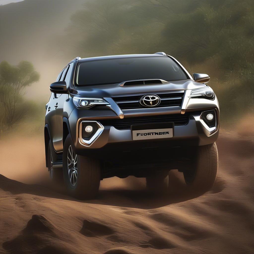 Fortuner 2018 VA vượt địa hình off-road khó khăn