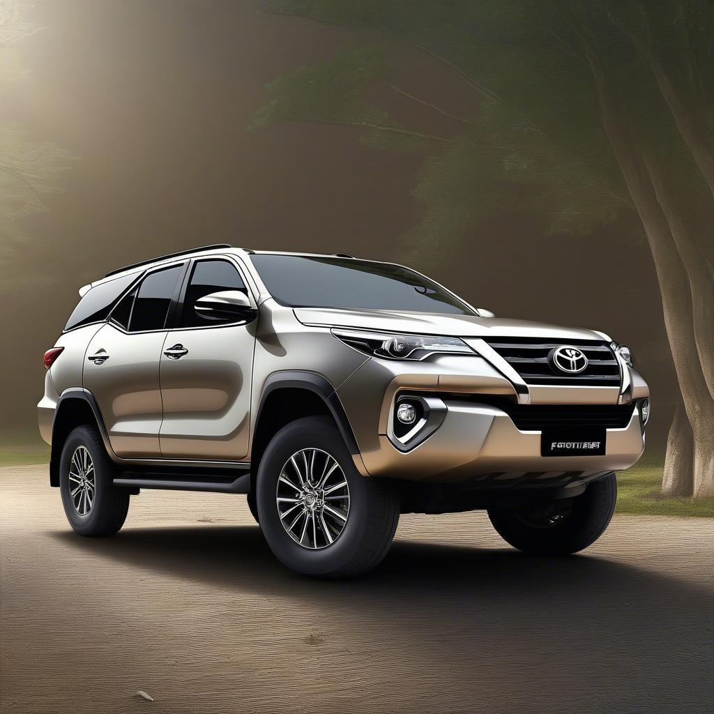 Ngoại thất Toyota Fortuner Gun 165L 2017