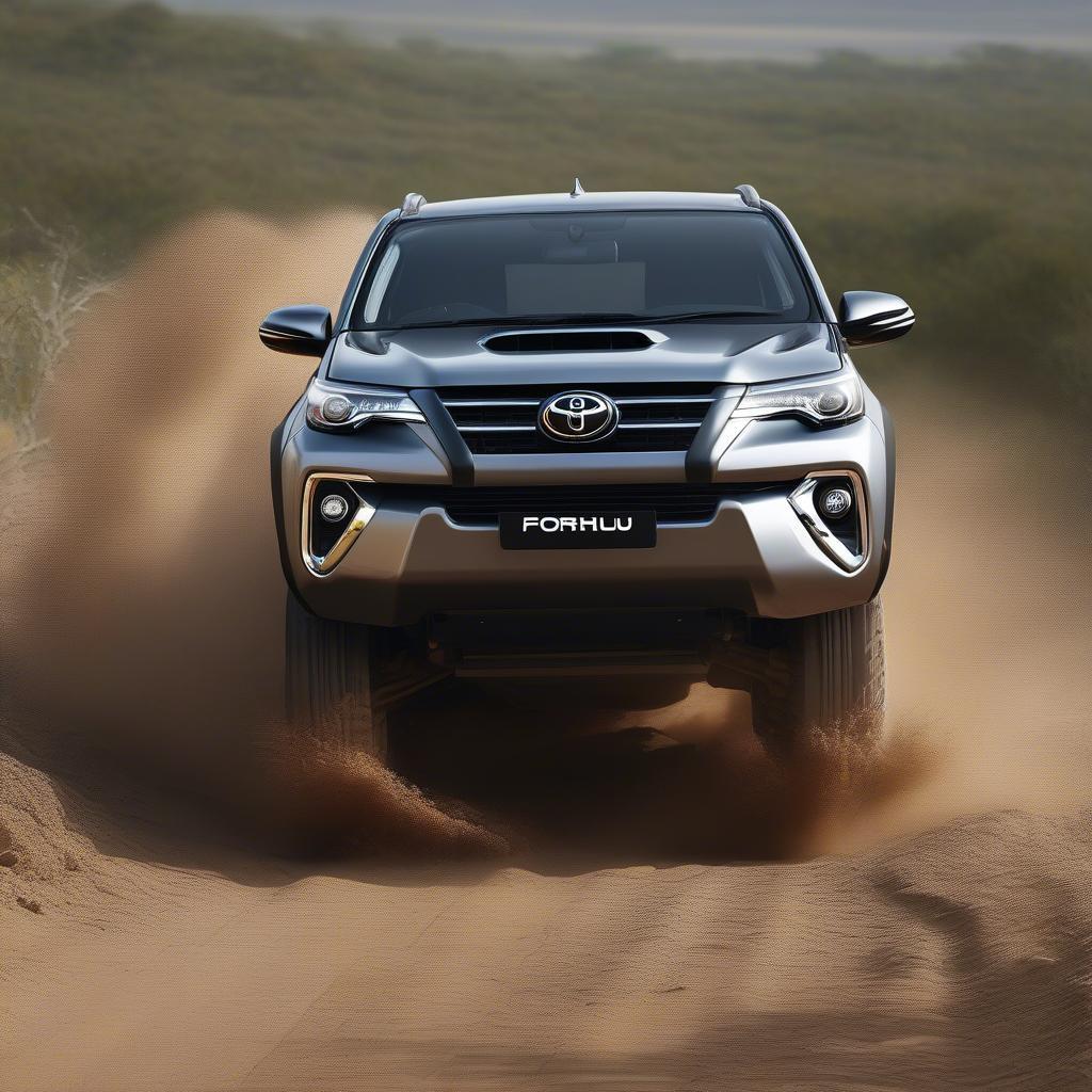 Toyota Fortuner GUN165L-SDFLHU mạnh mẽ trên đường off-road