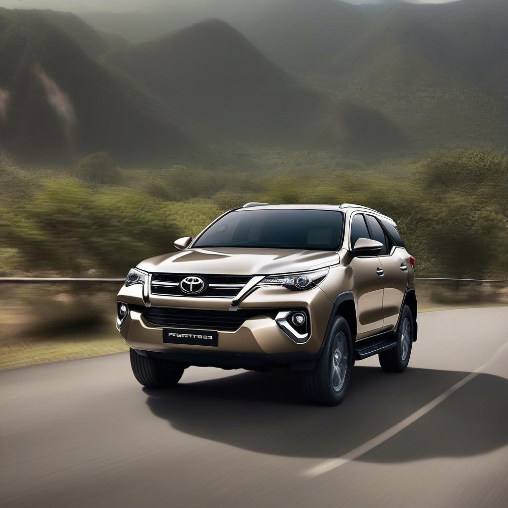 Fortuner máy dầu 1 cầu số tự động 2019 ngoại thất