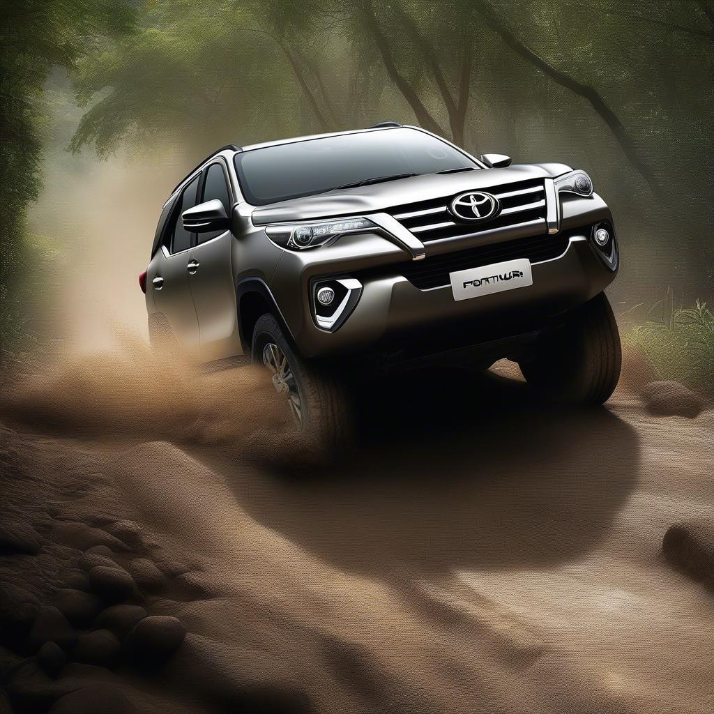 Fortuner miền Trung chinh phục địa hình offroad