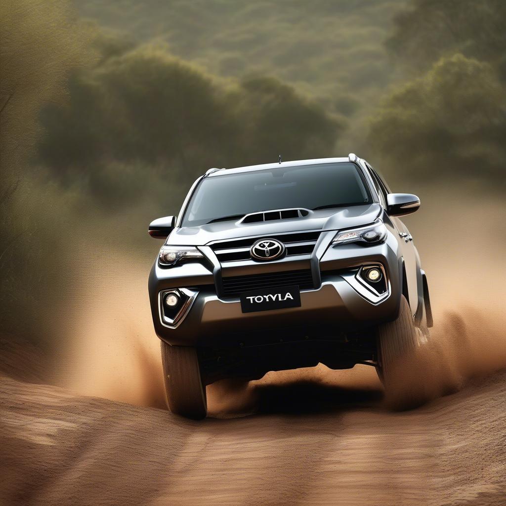 Fortuner vượt địa hình