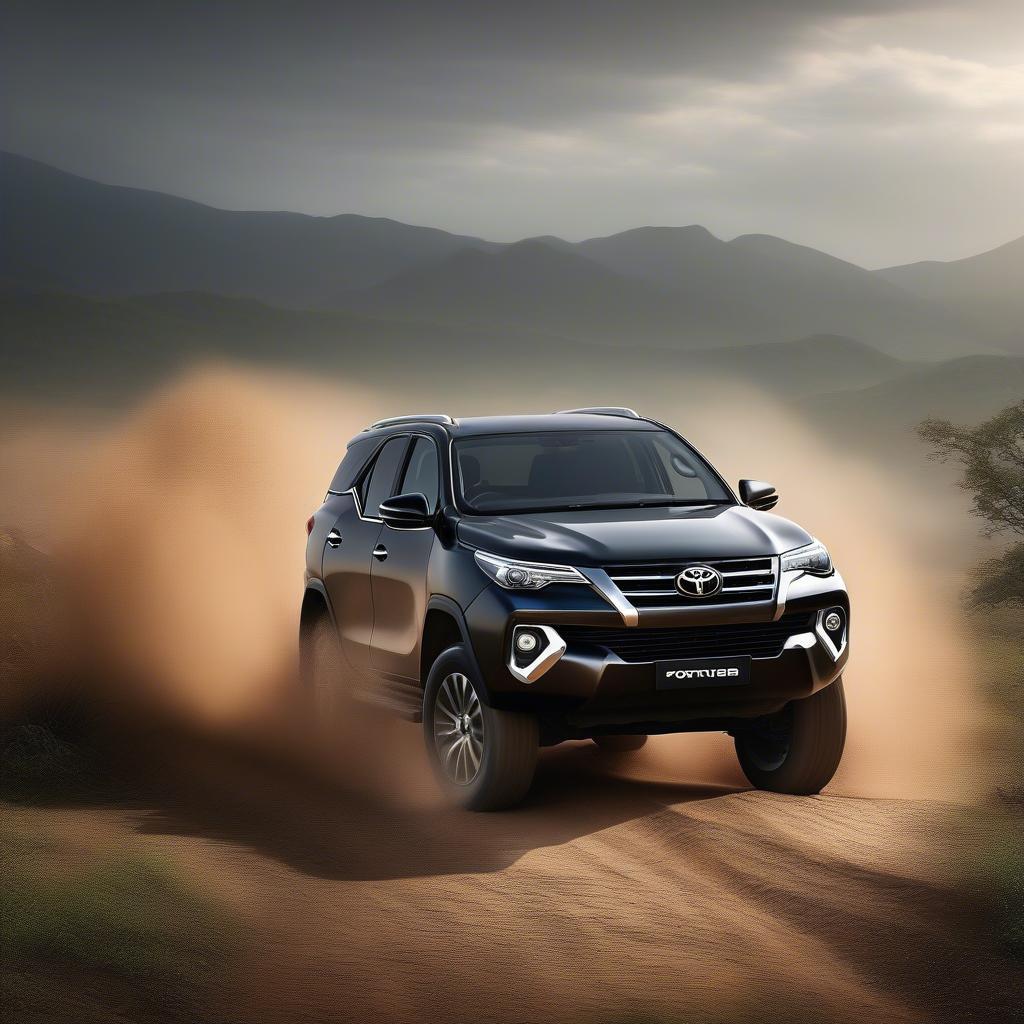 Fortuner vượt địa hình