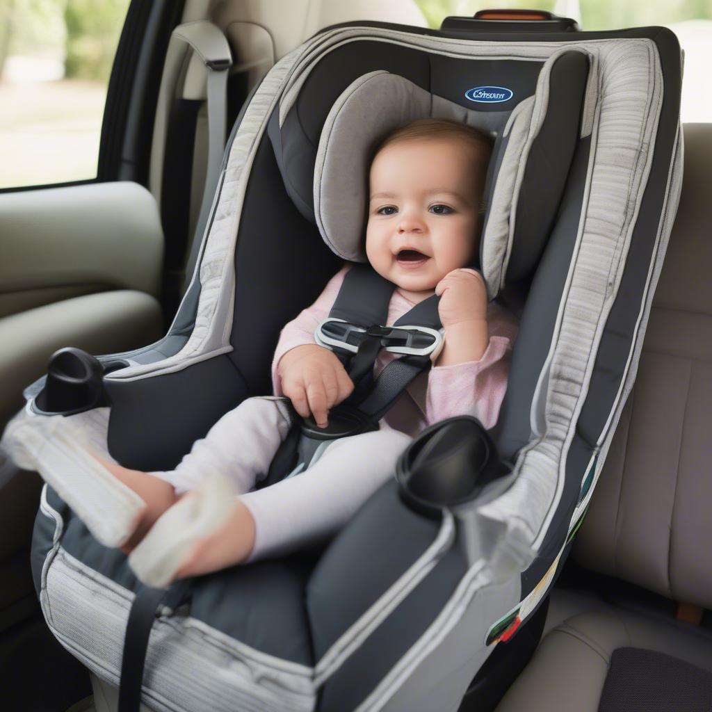 Ghế ngồi ô tô Graco Comfy Cruiser với thiết kế an toàn và tiện lợi cho bé