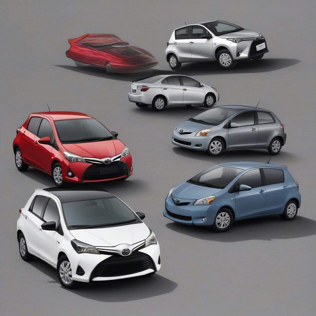 Giá xe ô tô Yaris cũ theo đời xe