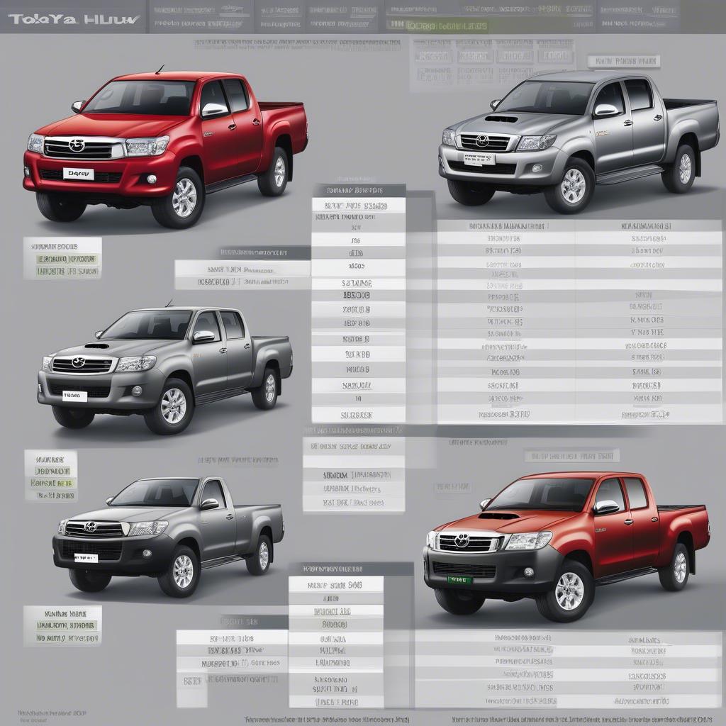 Giá xe Toyota Hilux 2007 tham khảo thị trường