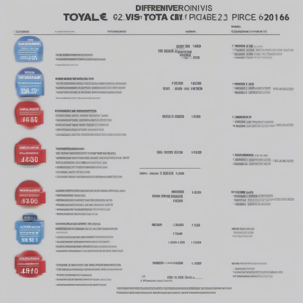 Giá xe Vios 2016 cũ theo phiên bản