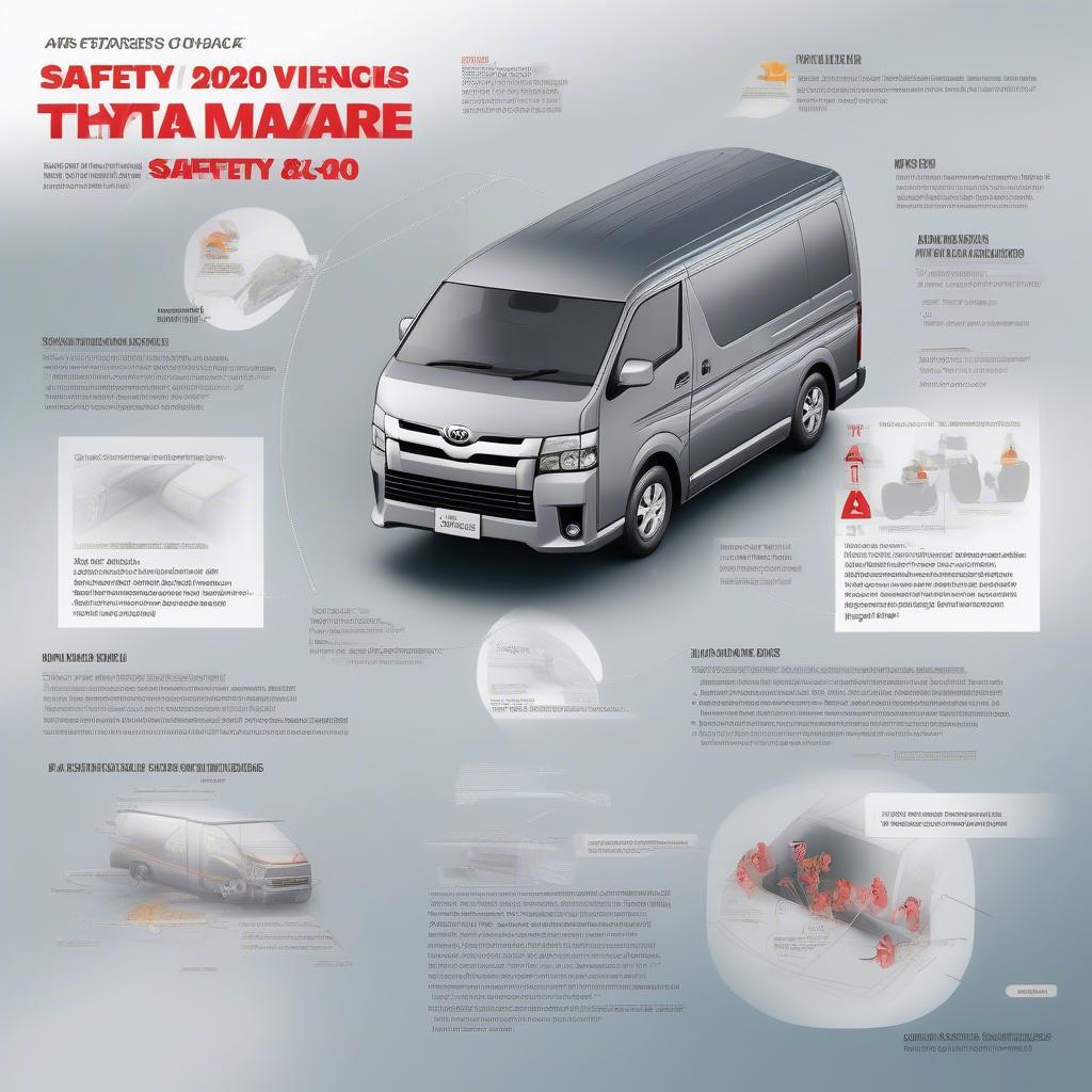 Hệ thống an toàn tiên tiến của Toyota Hiace 2020