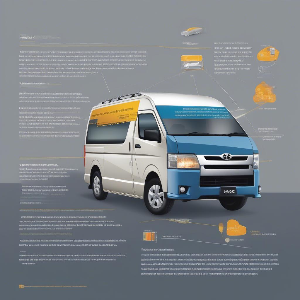 Hệ thống an toàn Toyota Hiace hiện đại và đáng tin cậy