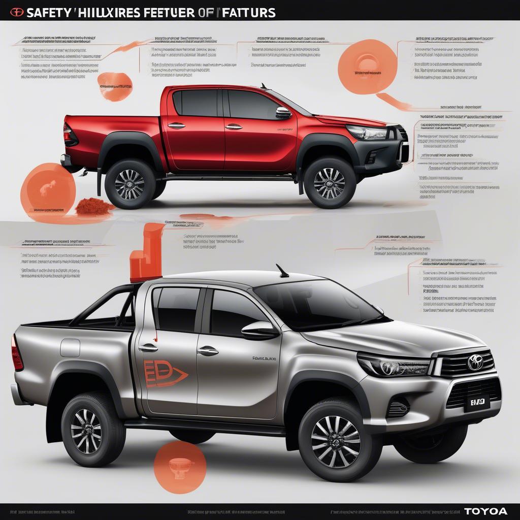 Hệ thống an toàn tiên tiến của Toyota Hilux 2020