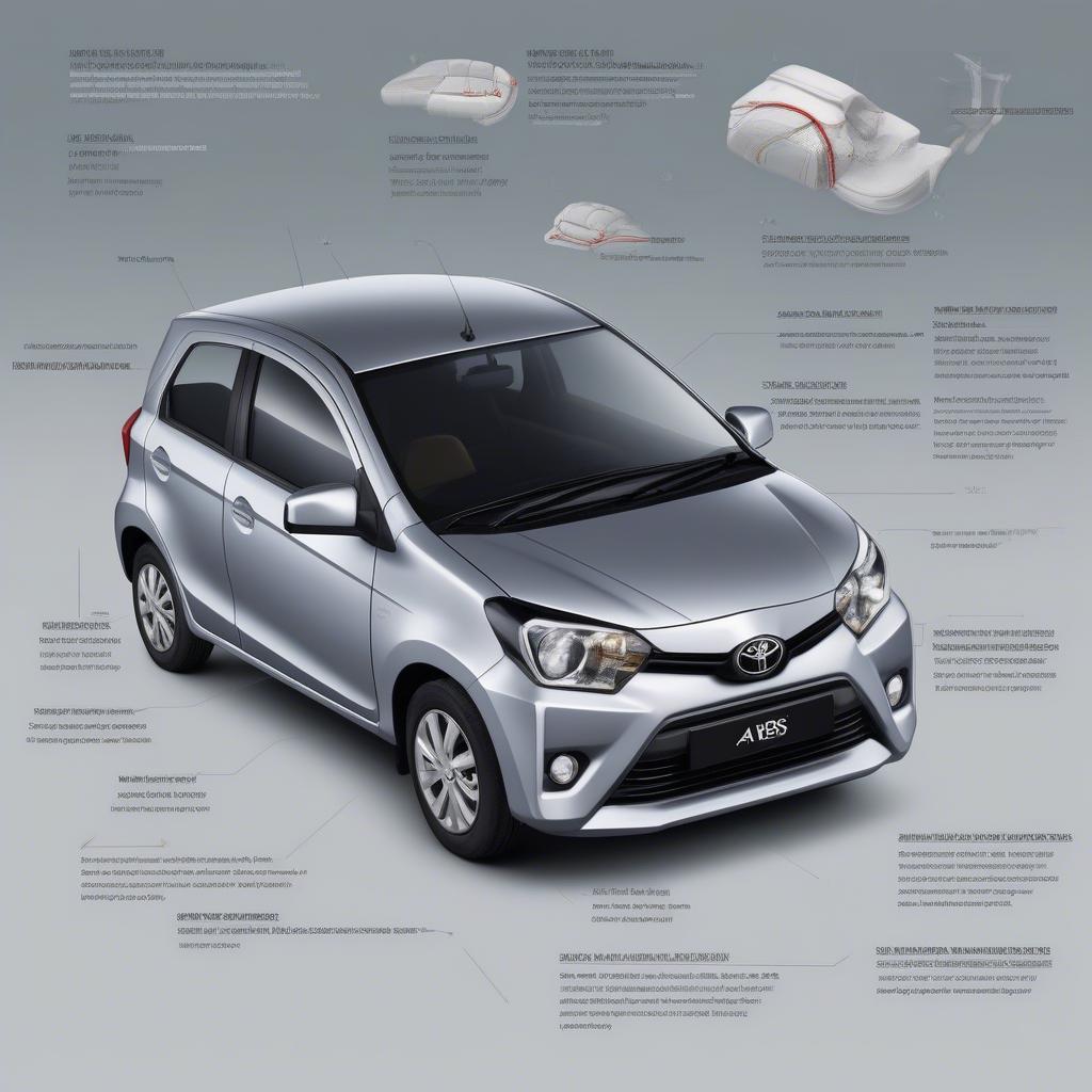 Hệ thống an toàn của Toyota Wigo 2019 bao gồm phanh ABS, túi khí.