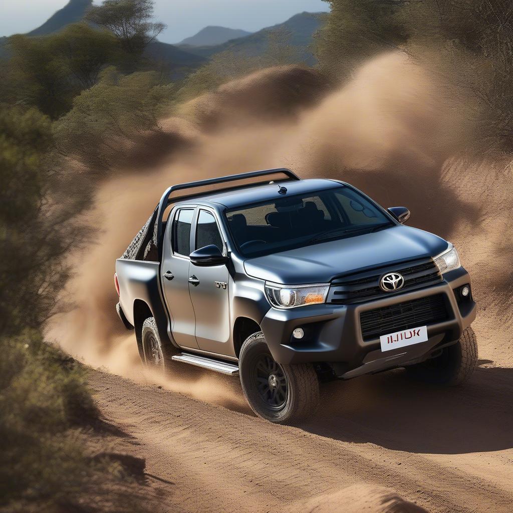 Hilux 2017 vận hành trên địa hình off-road