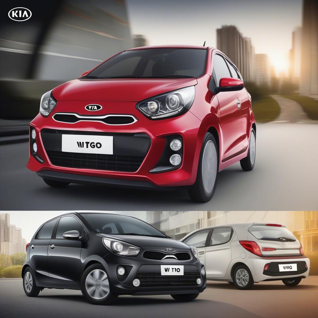 So sánh ngoại hình Kia Morning và Toyota Wigo