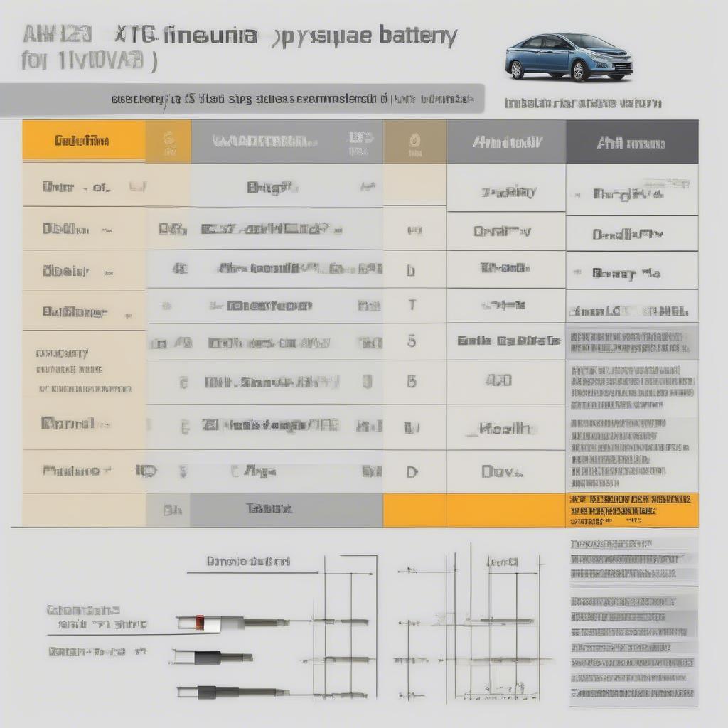 Kích thước ắc quy Innova theo đời xe