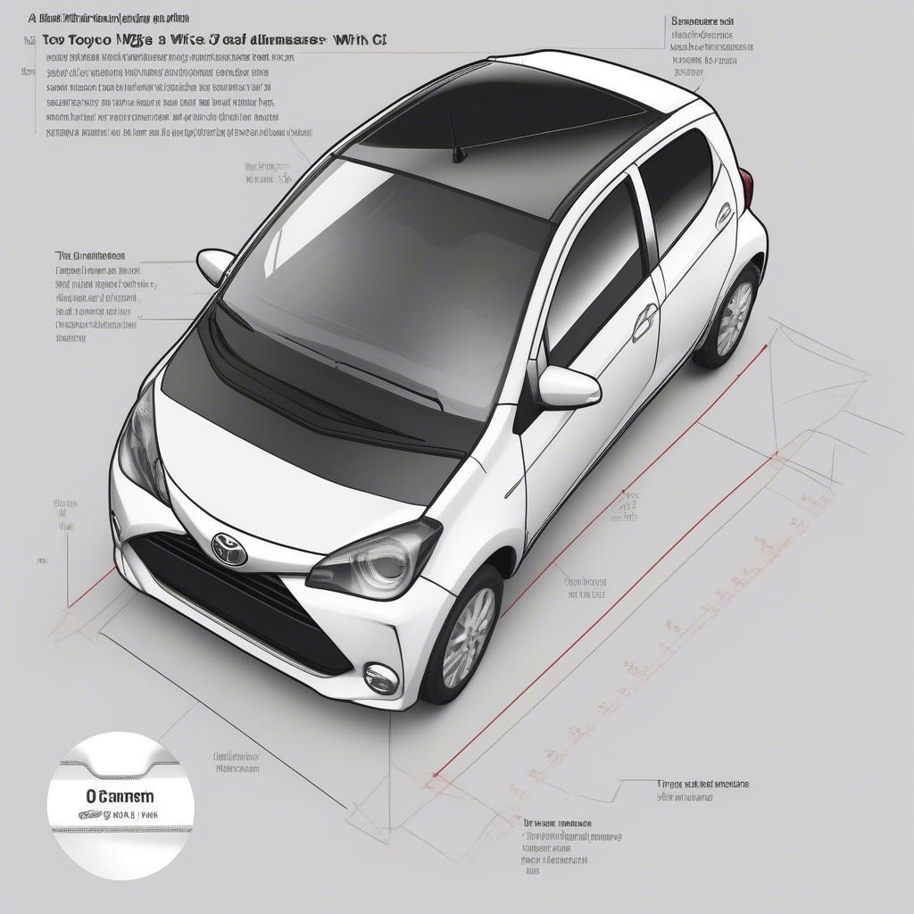 Kích thước tổng thể Toyota Wigo: Chiều dài, rộng, cao và chiều dài cơ sở