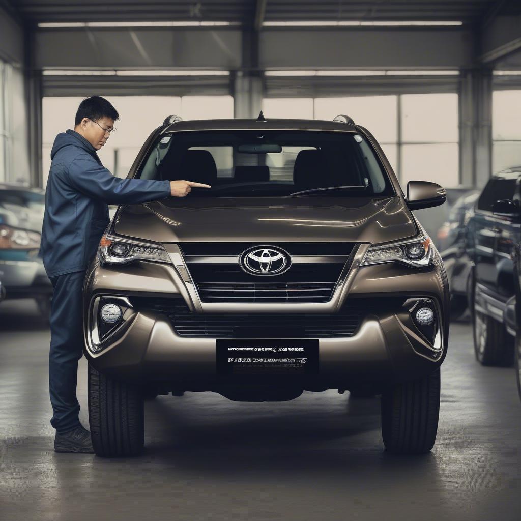 Kiểm tra lịch sử bảo dưỡng xe Fortuner