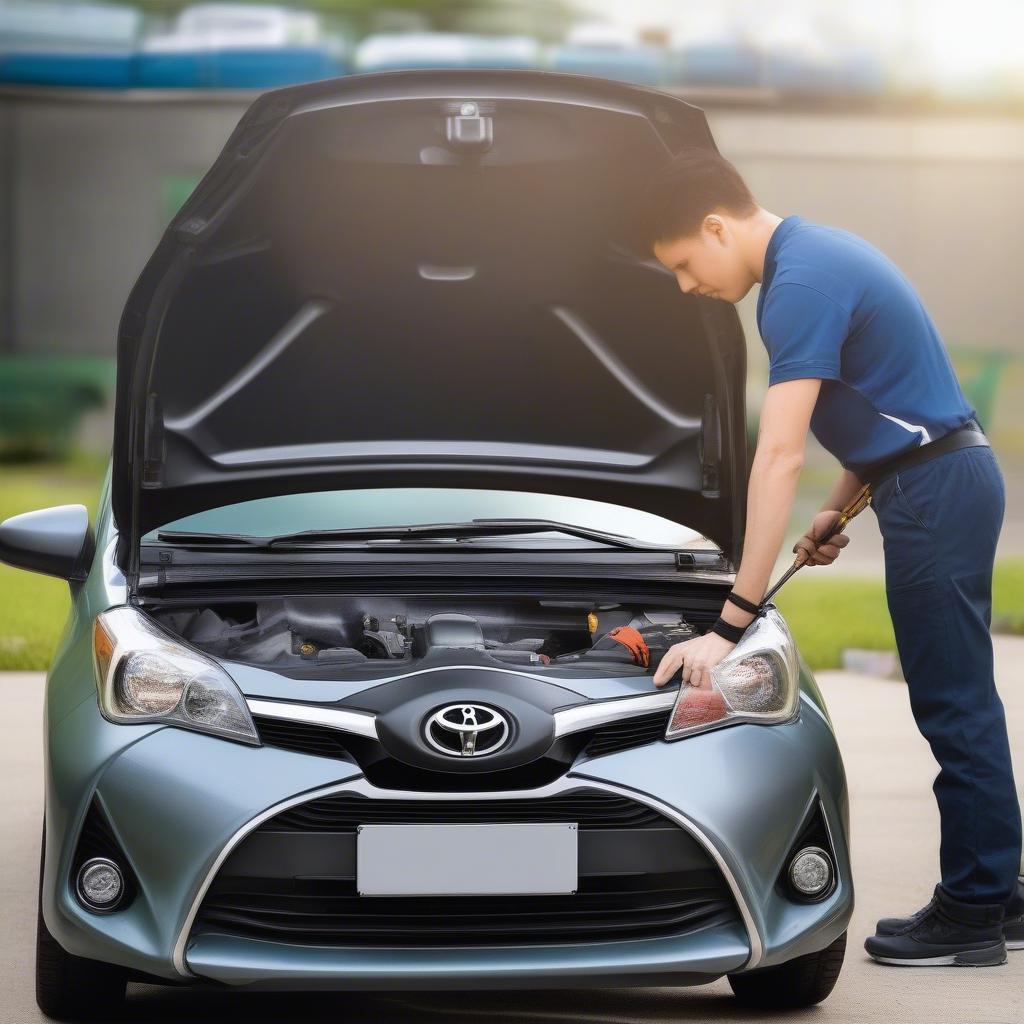 Kiểm Tra Toyota Yaris 2017 Cũ