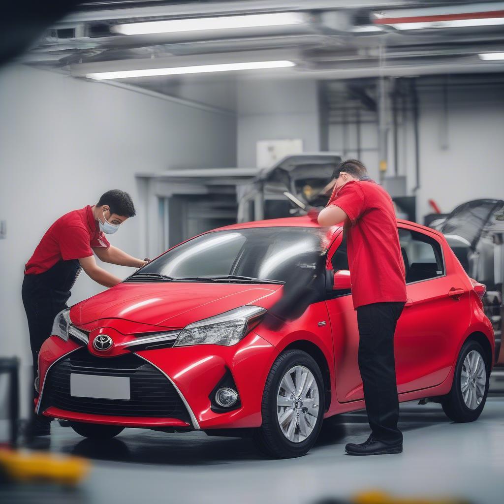 Kiểm Tra Toyota Yaris E 2015