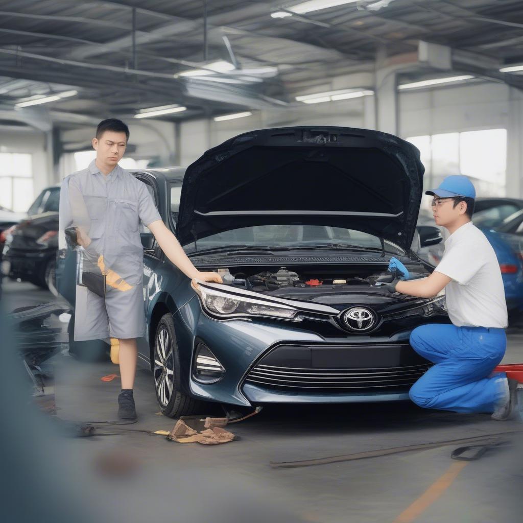 Kiểm tra xe Altis 1.8 2018