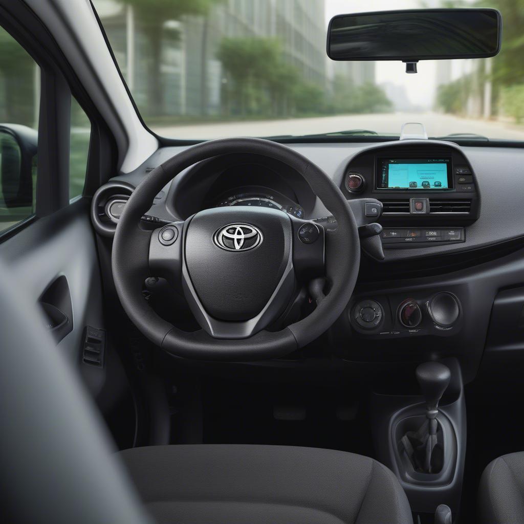 Toyota Wigo 2018 Interior during Test Drive